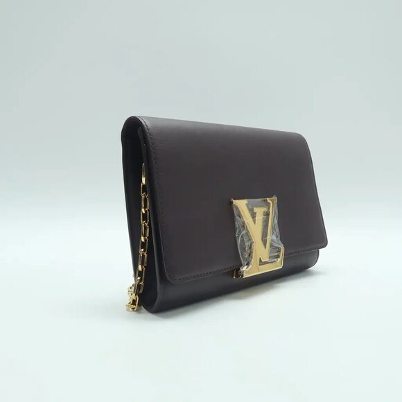 Louis Vuitton Chain Louise Purple Leather Shoulder Bag 922-041125 - Picture 3 of 11